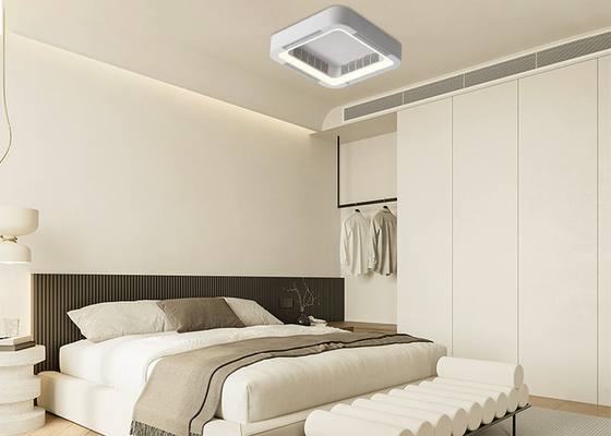 غرفة نوم غرفة المعيشة لا ورقة سقف مروحة مصباح مكيف الهواء غير مرئية مروحة سقف كهربائية