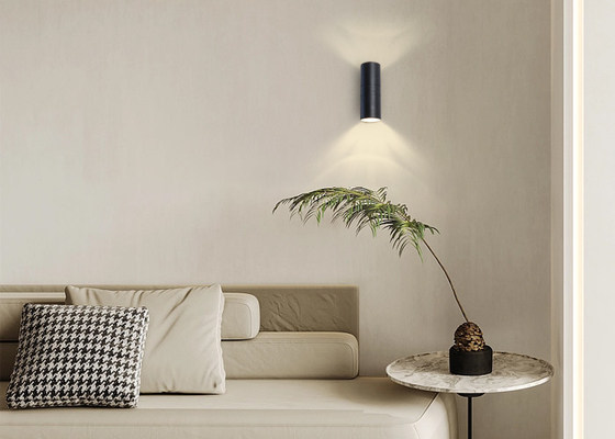 6W 12W الحديثة بسيطة في الهواء الطلق الجدار مصباح LED للماء مزدوجة رئيس قذيفة E27