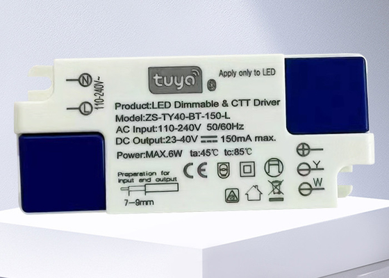 6W ثنائي اللون لاسلكي ذكي LED يعتم سائق يعتم النازل الكتابة على الجدران بلوتوث