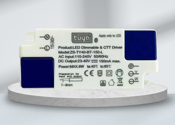 6W ثنائي اللون لاسلكي ذكي LED يعتم سائق يعتم النازل الكتابة على الجدران بلوتوث
